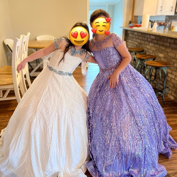 Ava Presley girls size 12 pageant gown - Picture 2 of 3